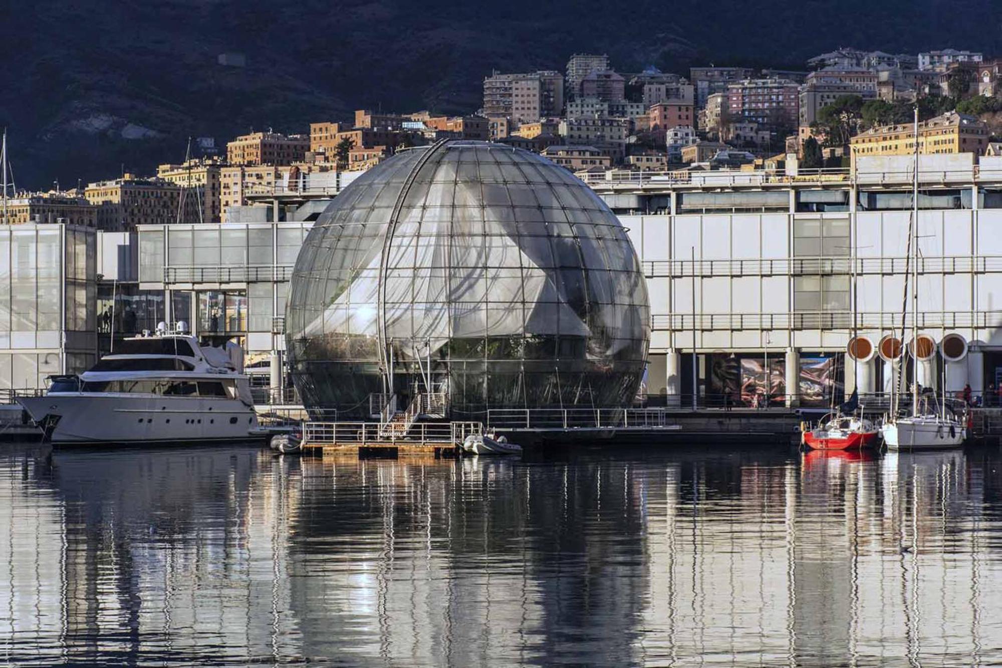 Ferienwohnung La Finestra Sul Museo Del Mare Genua Exterior foto